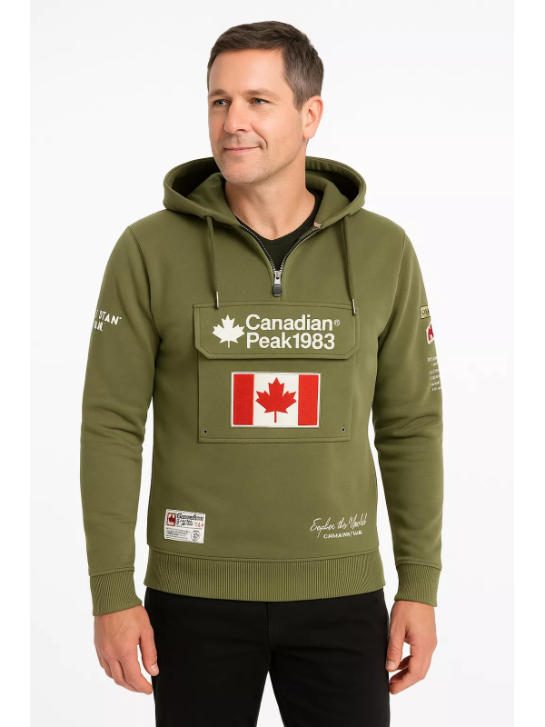 Canadian Peak - Galapagos - Heren Anorak Trui - Kaki - Art.nr. CP1-3
