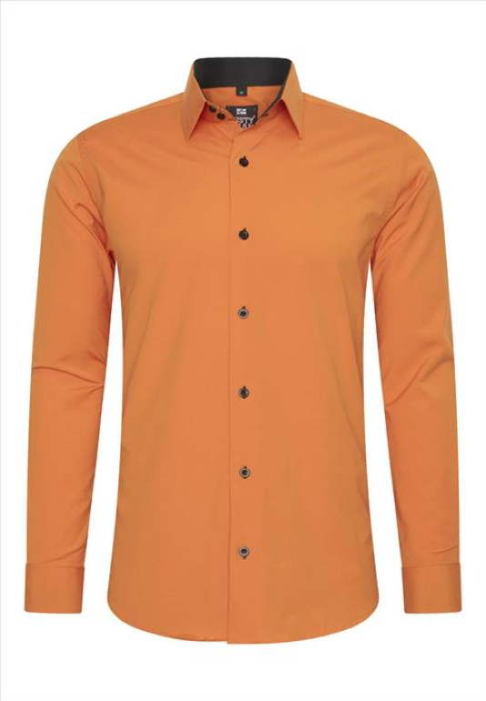 Heren Overhemd - Rusty Neal - Oranje - r-44