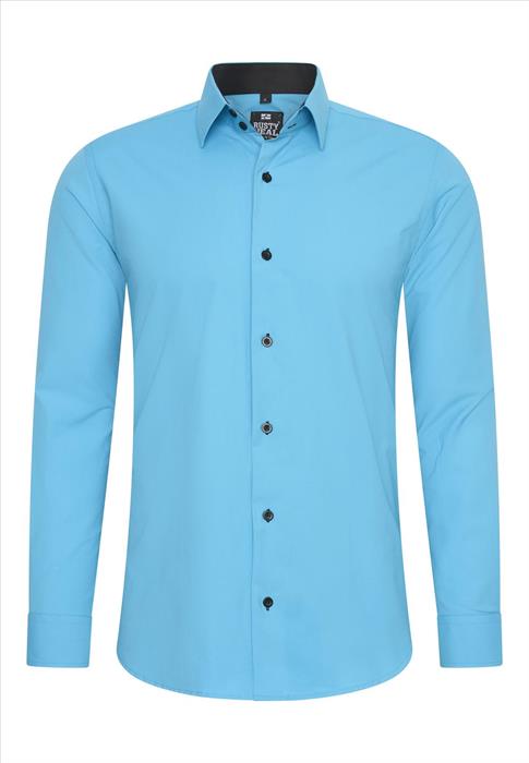 Rusty Neal heren overhemd Turquoise | Slim fit | Italian-Style.nl, maat XXL