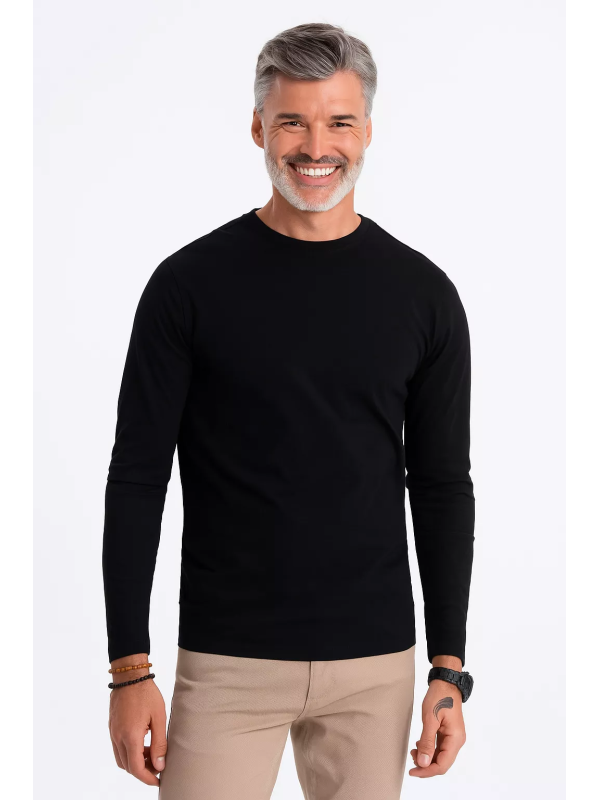 Ombre - Longsleeve Heren - Zwart - Urbina - Modaitalia - Art.nr. 0106