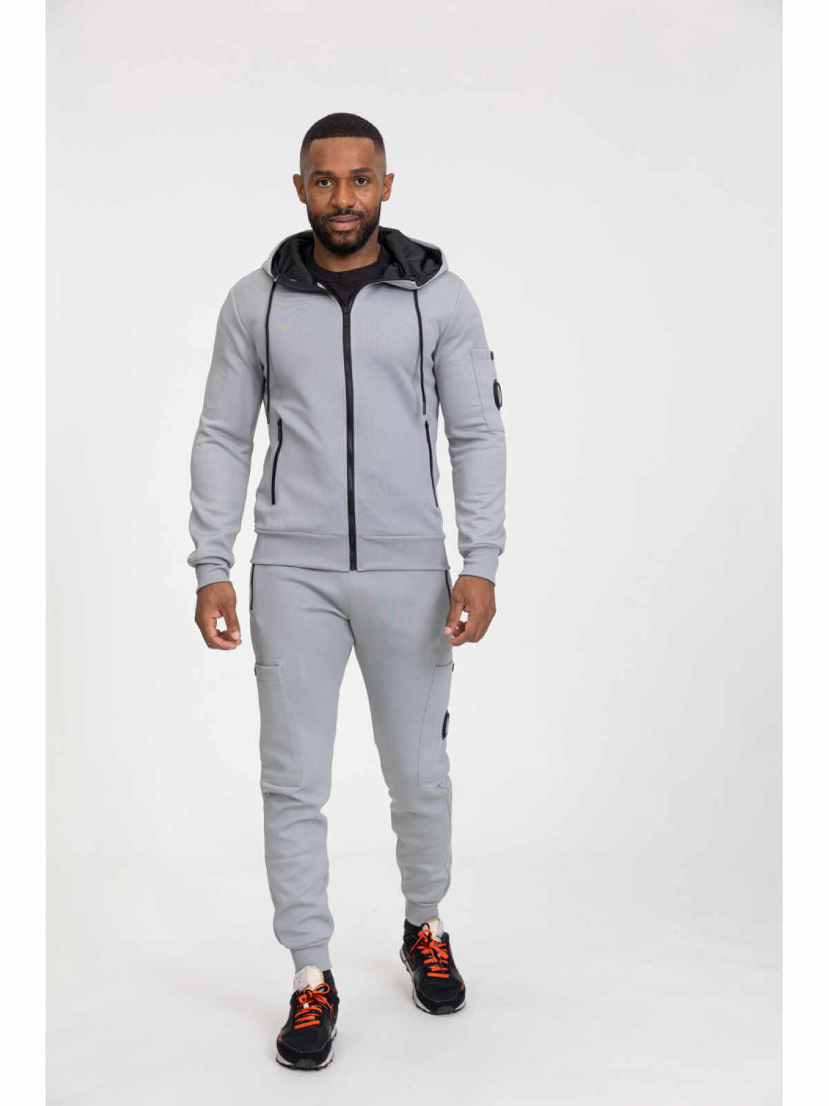 Zayne Milano - Heren Joggingpak - Grijs - Zachte Stof - Italianstyle - Art.nr. ZP623-3