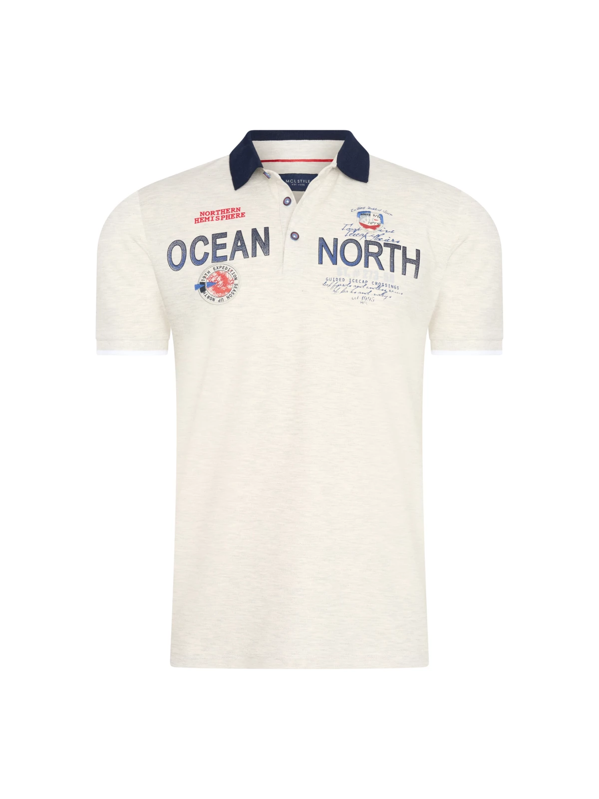 heren polo met print