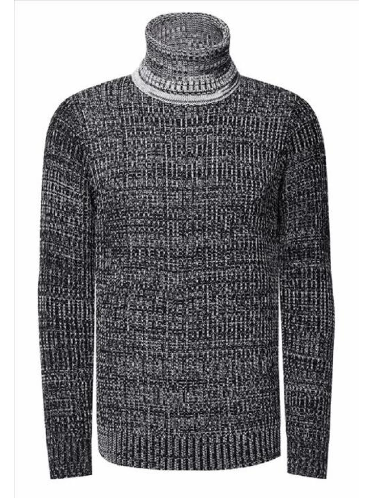 Rusty Neal - Coltrui Heren - Zwart Grijs - Casual - Stijlvol - Art.nr. 13435