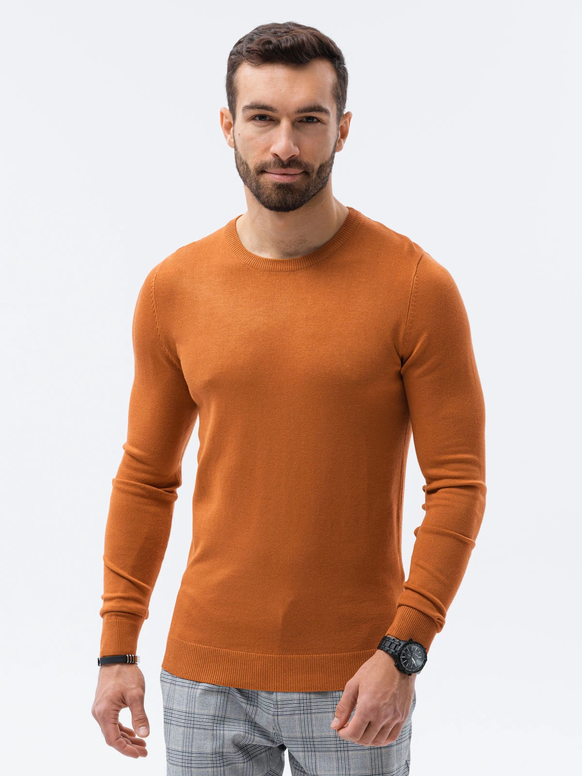 heren sweater camel