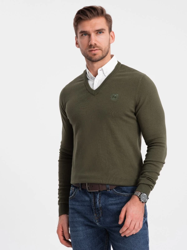 Ombre - Vaste Overhemd Kraag - Groen - Cosenza - Dunne Zomerse Kleding - Art.nr. 102