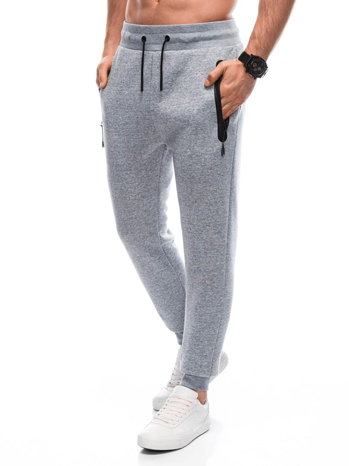 Italian Style - Ferasmo - Joggingbroek Heren - Lichtgrijs - Style-Italie - Art.nr. 0102-2