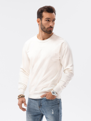 Creme heren sweater Ombre