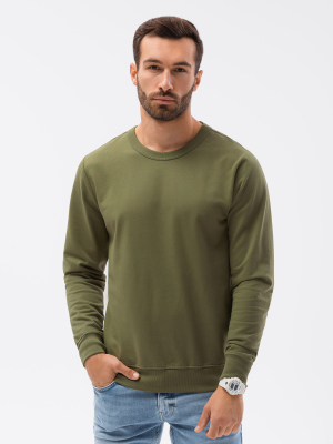 heren-kaki-ombre-sweater