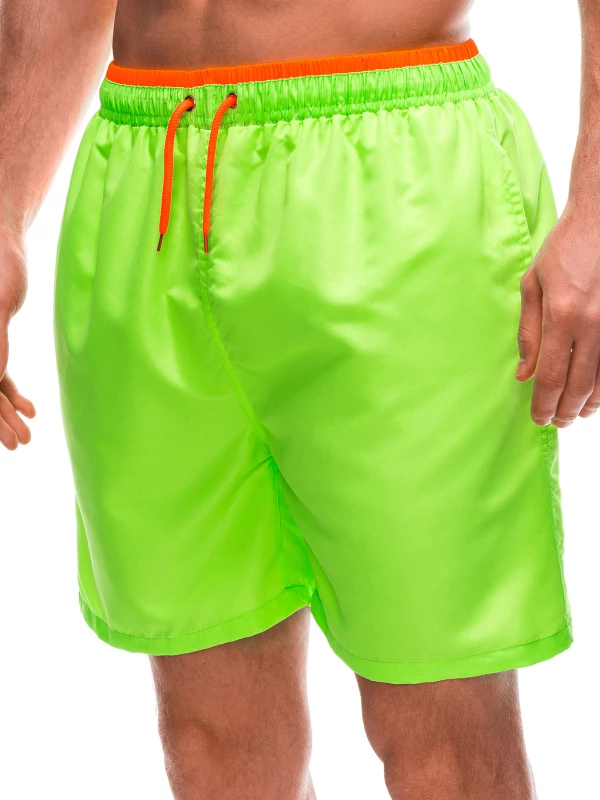 Italian Style - Zwembroek Heren - Lime - Strandmode - Modaitalia - Art.nr. W448