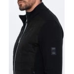 eng_pl_Mens-unbuttoned-jacket-with-quilted-front-black-V2-OM-JANP-0103-121346_4