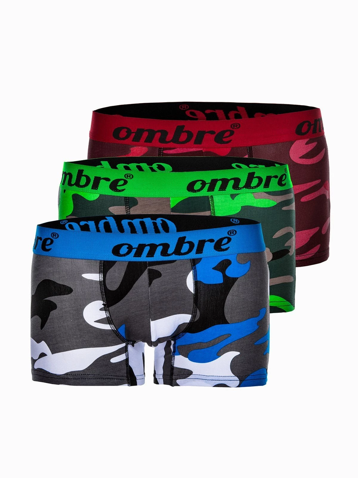Ombre - Camo - Boxershorts - Stretch - 3-Pack - Art.nr. U36