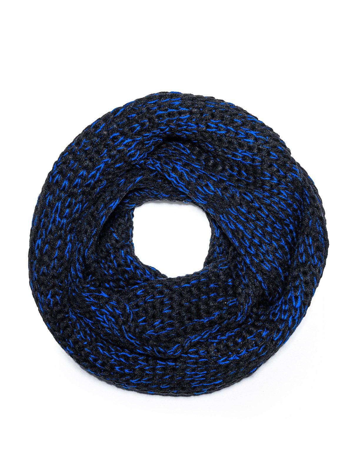 Heren sjaal Zwart - Navy Blauw - tube