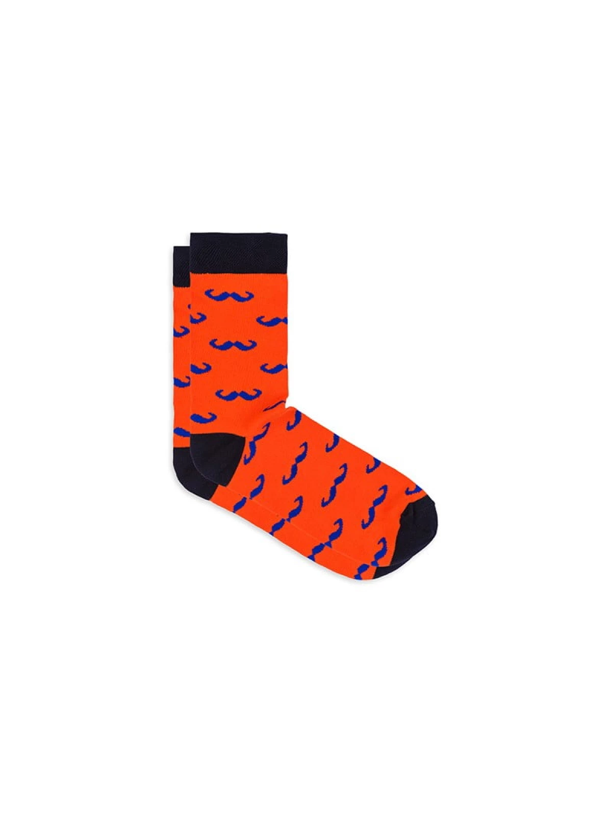 Barbiano - Herensokken - Print - Oranje - Lichte stretch - Art.nr. 810956