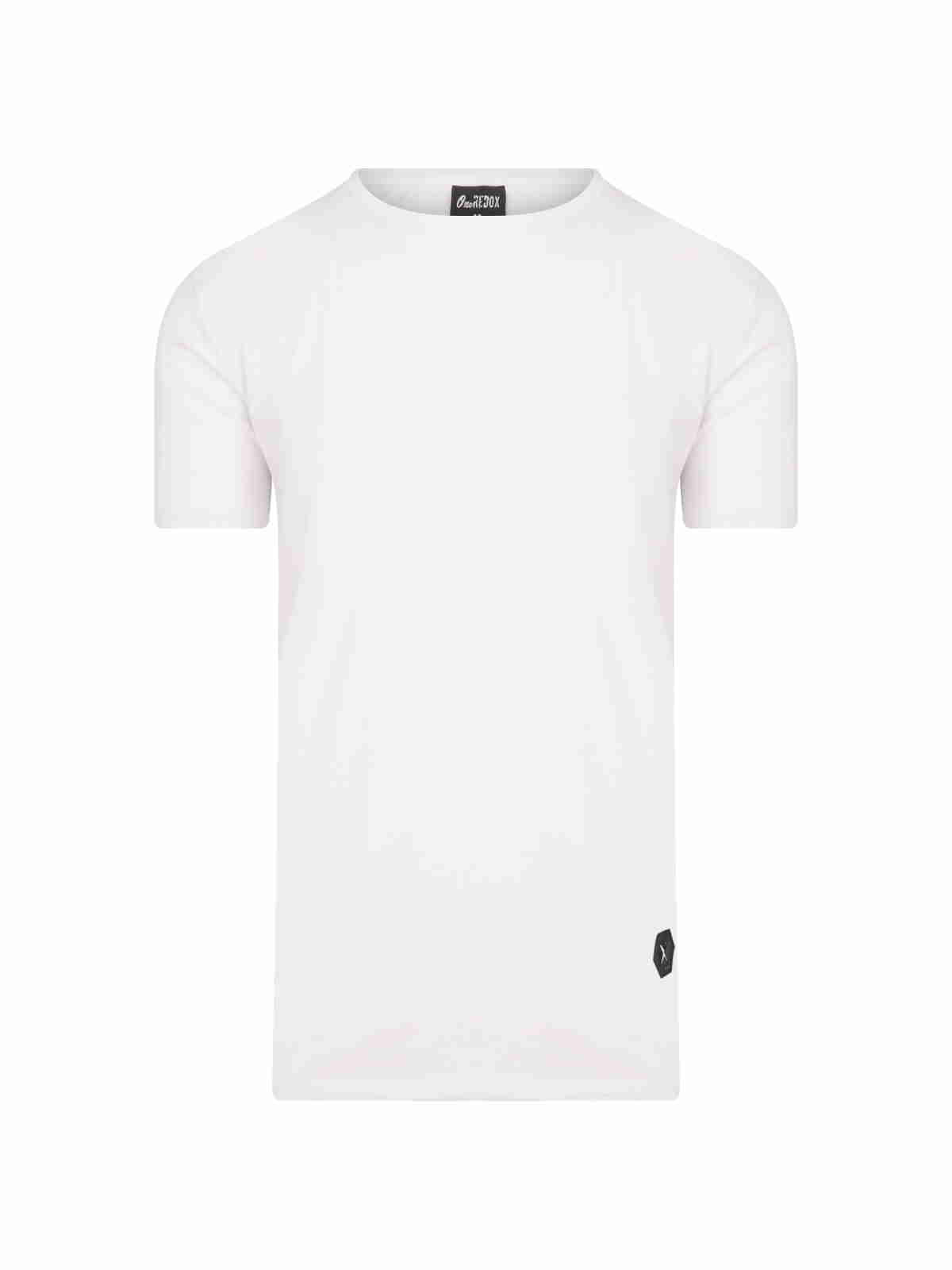 OneRedox - Heren T-shirt - Shirt - Wit - Ronde Hals - Art.nr. 1307
