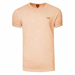 RustyNeal - Heren T-shirt - Shirt - Zalmkleur - Opdruk - Art.nr. 15280