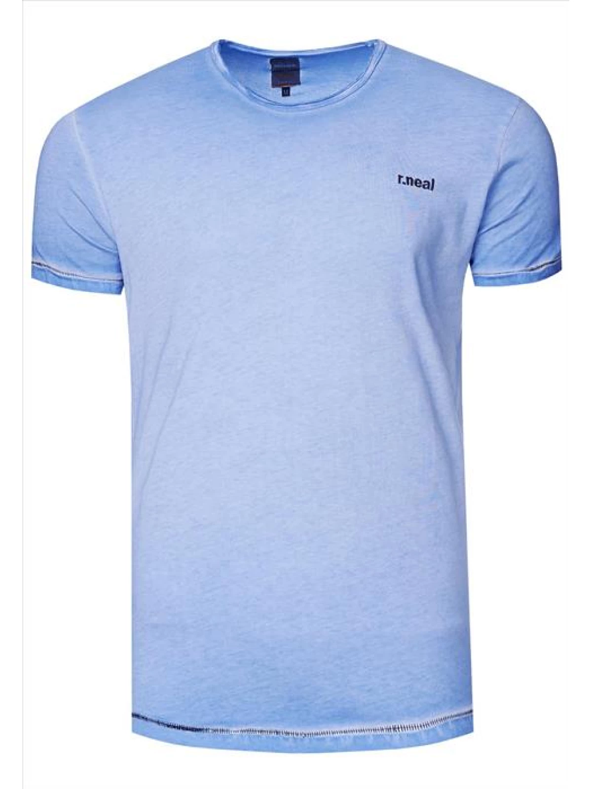 RustyNeal - Heren T-shirt - Shirt - Blauw - Opdruk - Art.nr. 15280