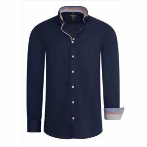 rusty-neal-heren-overhemd-italian-style-kleding (17) heren overhemd blauw