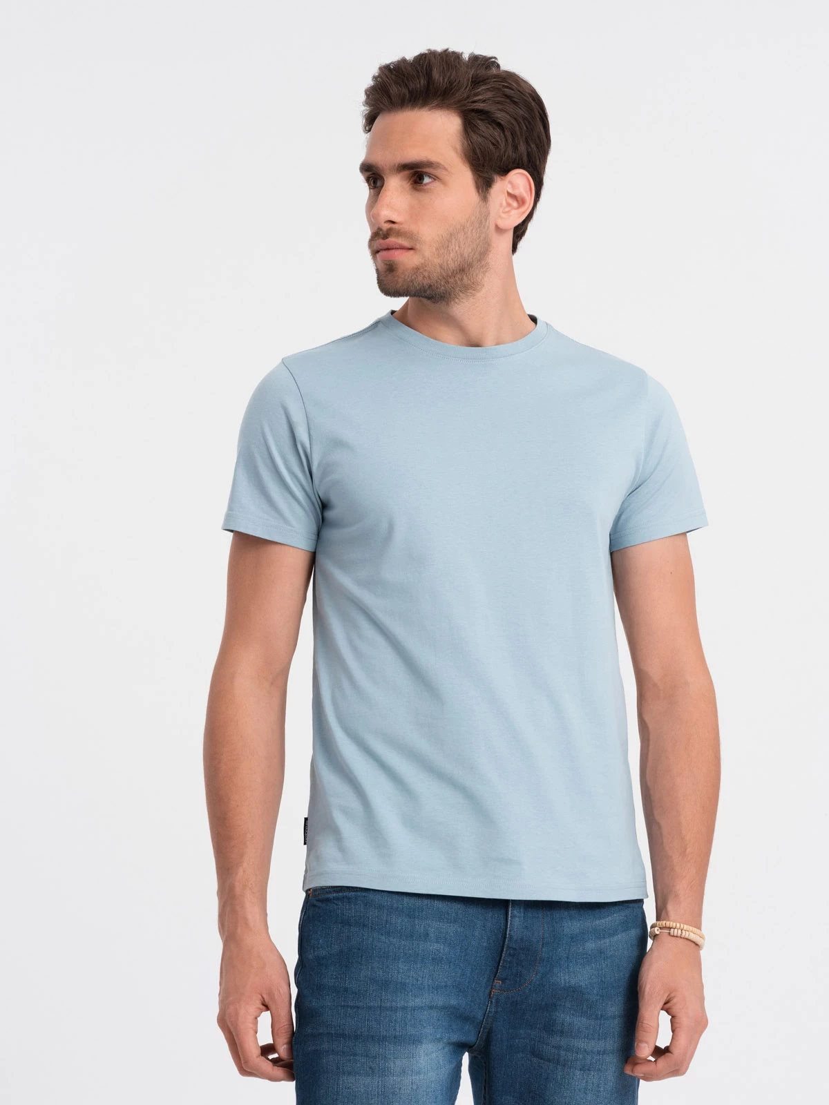 Ombre - Jiban - T-Shirt Heren - Lichtblauw - Modaitalia - Art.nr. 0146
