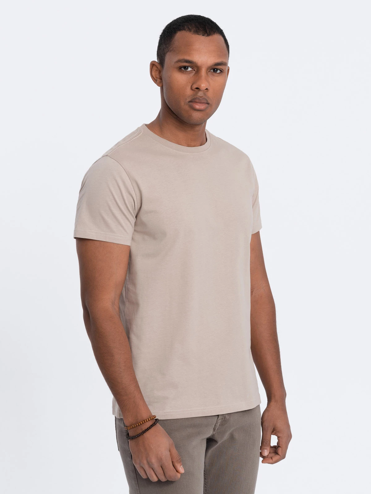 Ombre - Vidalgo - T-Shirt Heren - Warm Grijs - Modaitalia