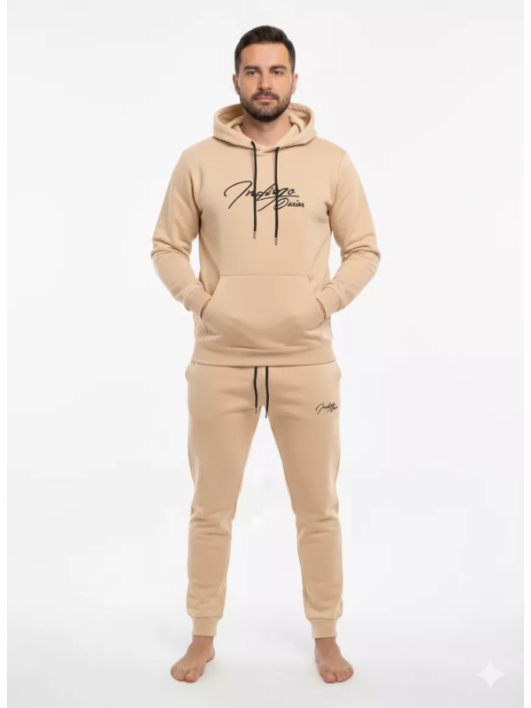 Indigo Denim - Joggingpak Heren - Sand - Nino - Modaitalia - Art.nr. ID-018