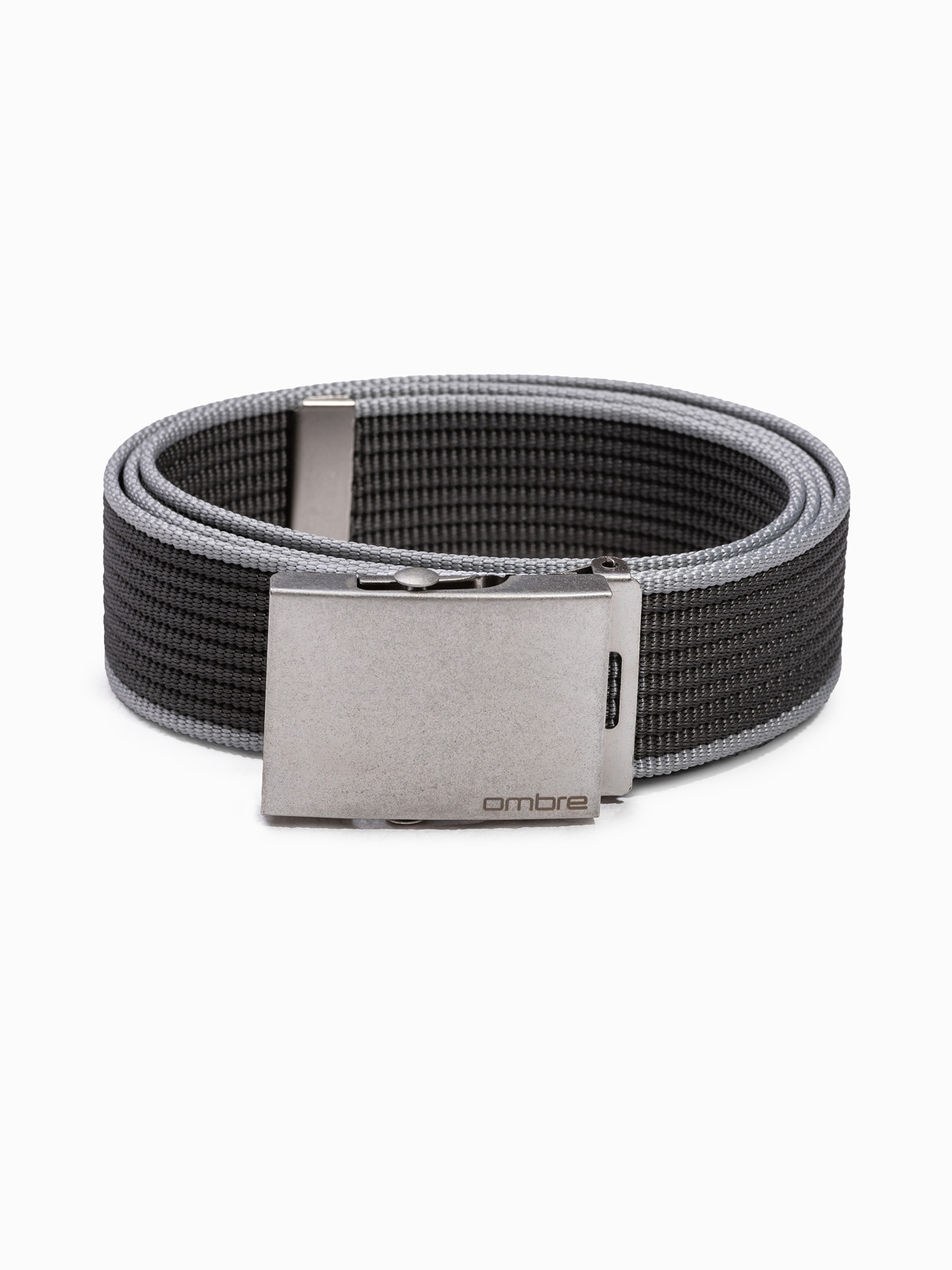 Heren riem sackcloth belt - donker grijs A364