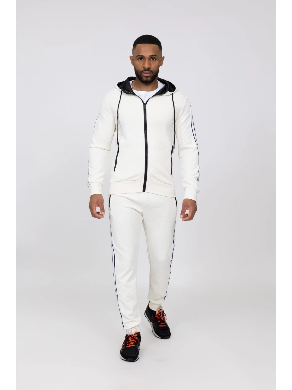 Zayne Milano - Cosa - Heren Joggingpak - Wit - Style-Italie - Art.nr. ZP651-4