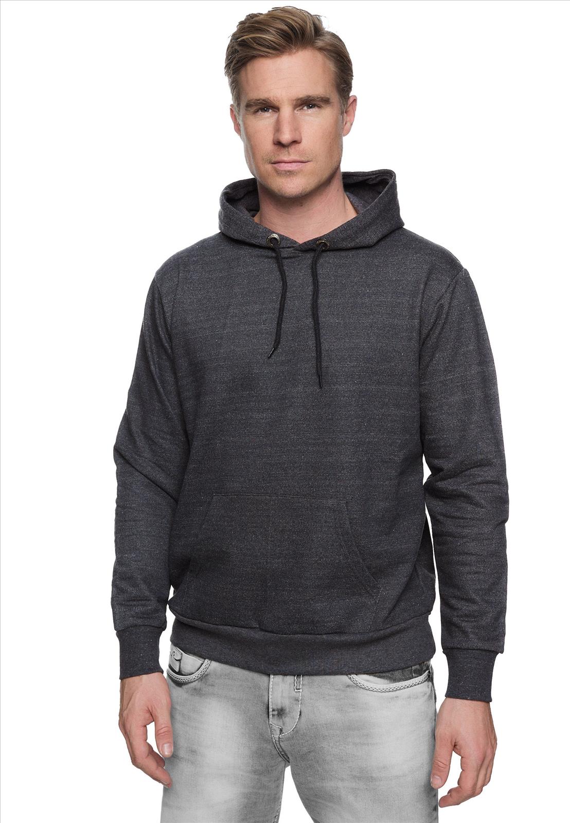 Heren Sweatshirt Hoodie Antraciet - AN-19161