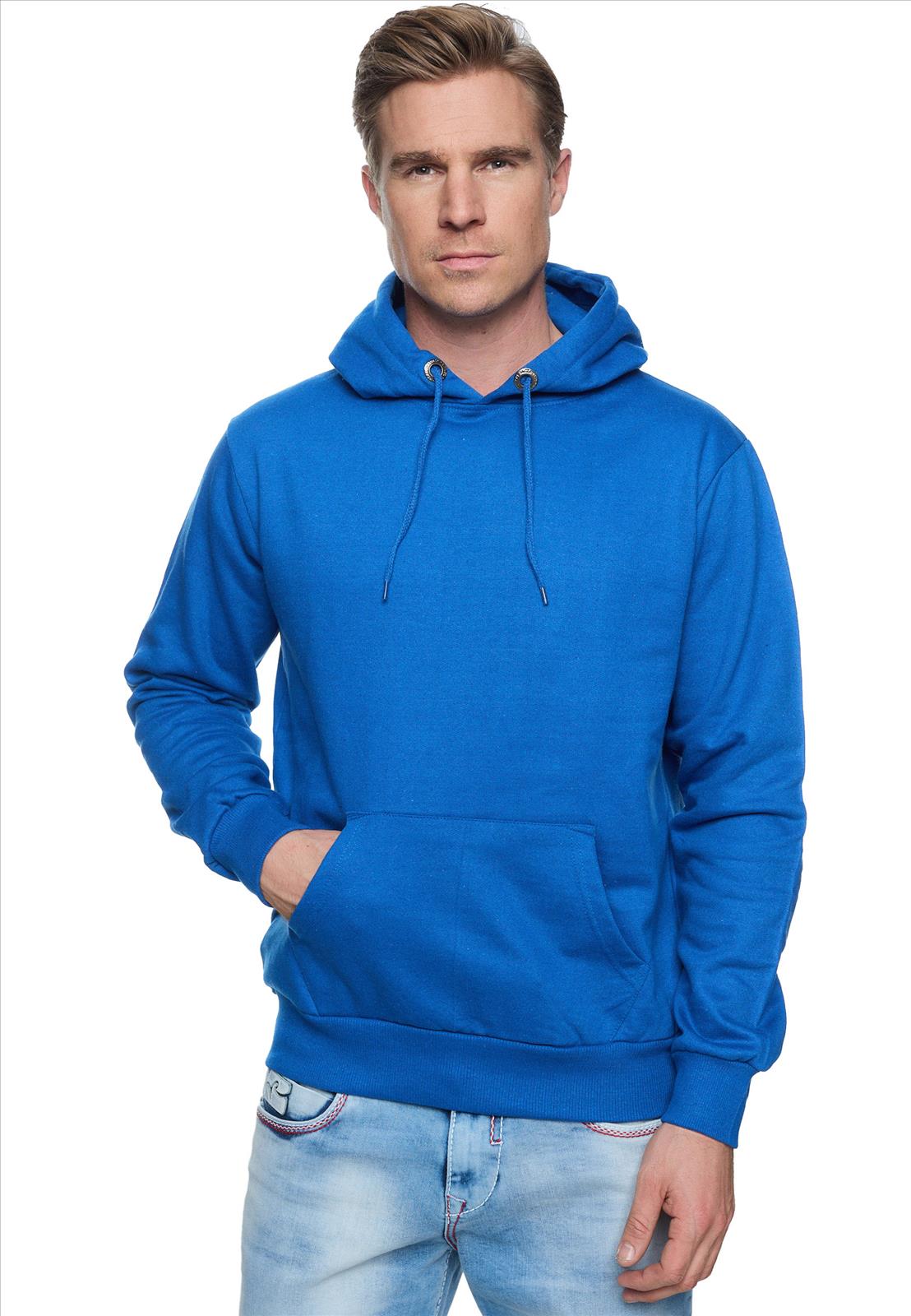 Heren Sweatshirt Hoodie Blauw - SA-19161