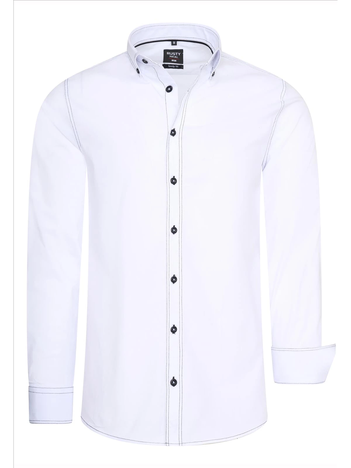 Italian Style - Heren Overhemd - Wit - Casual - Style-Italy - Art.nr. 11024