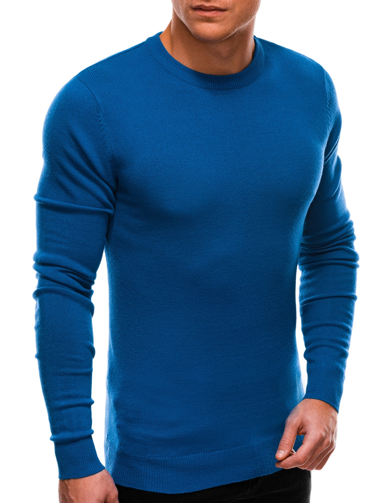 Sweater - Heren - Basic Italian - Blauw - ED0100BL