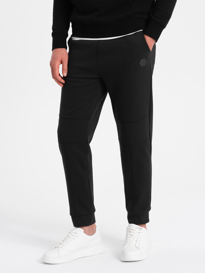 ItalianStyle - Joggingbroek Heren - Zwart - Stiksels