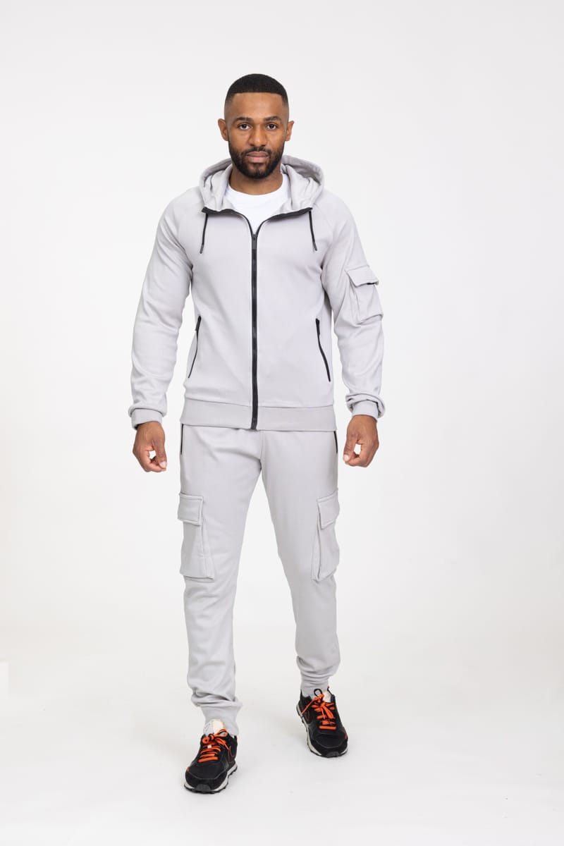 Zayne Milano - Brenzone - Heren Joggingpak - Grijs - Style-Italie