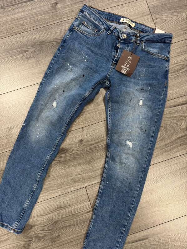 Tailor Stash - Heren Jeans - Blauw - Lengte 32 - Art.nr. TS-10-BL