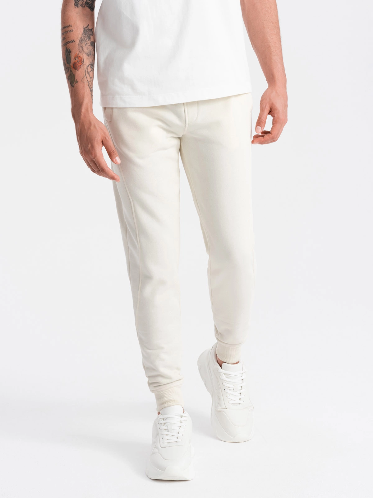 ItalianStyle - Joggingbroek Heren - Creme