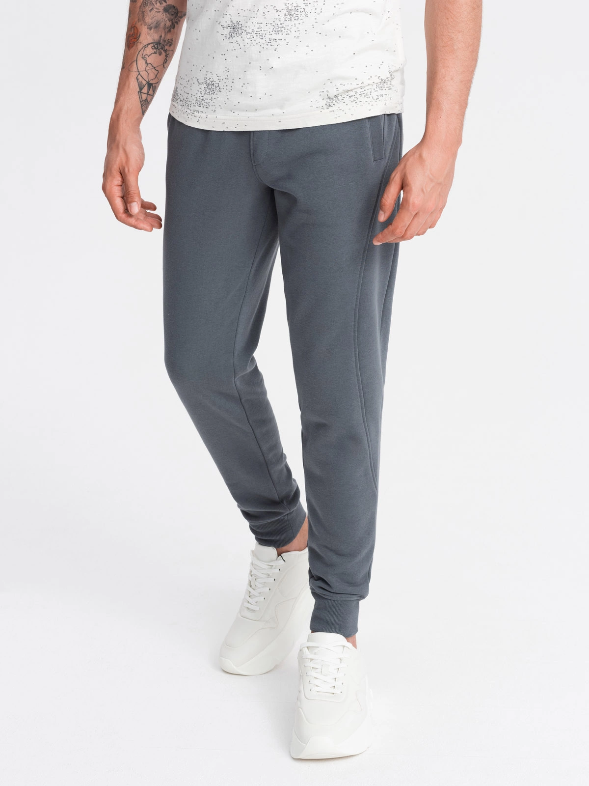 ItalianStyle - Joggingbroek Heren - Antraciet