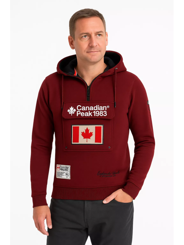 Canadian Peak - Galapagos - Heren Anorak Trui - Bordeaux - Art.nr. CP1-4