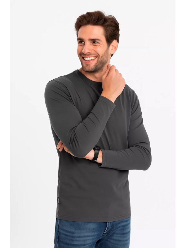 Ombre - Longsleeve Heren - Antraciet - Udine - Modaitalia - Art.nr. 0106