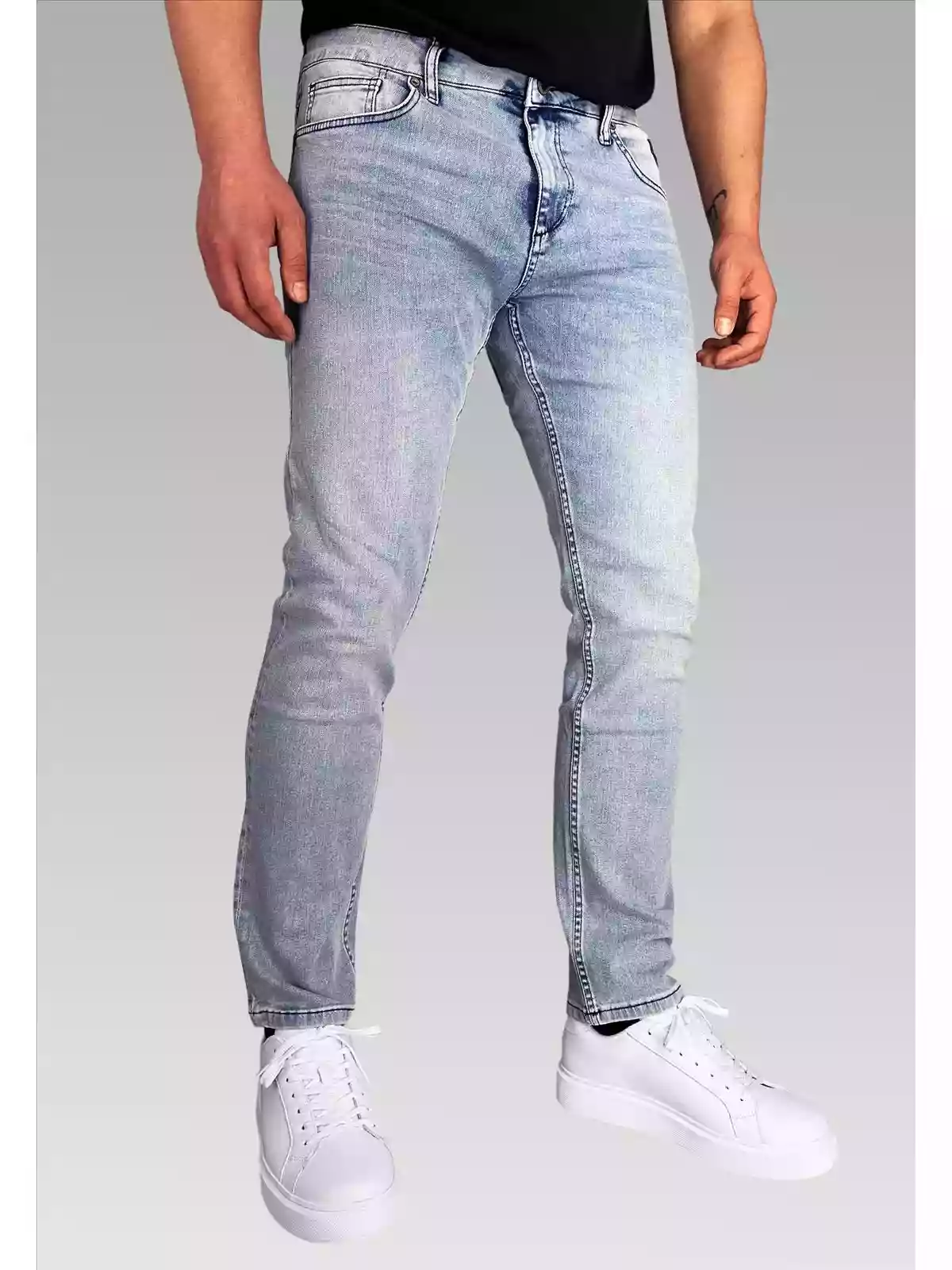 RustyNeal - Herenjeans - Denim - Raw - Blue - Art.nr. 12212-L32