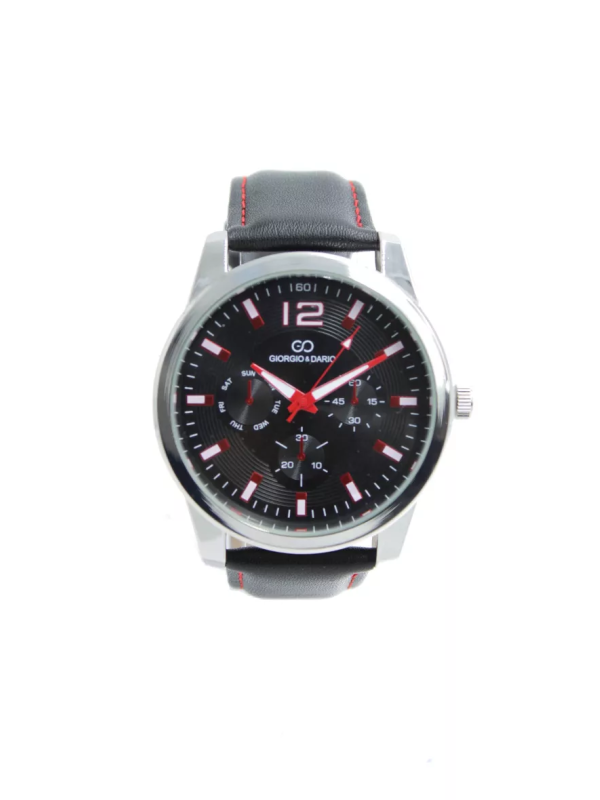 Giorgio & Dario - Herenhorloge - Rood - Analoog - Art.nr. GD220208RED