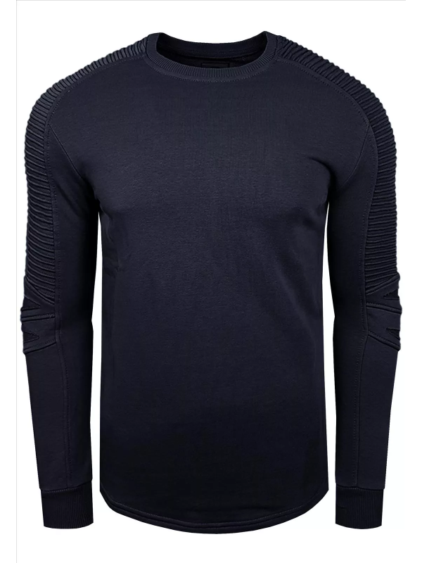 RustyNeal - Heren Trui - Marine - Longsleeve - Modernfit - Art.nr. 19056