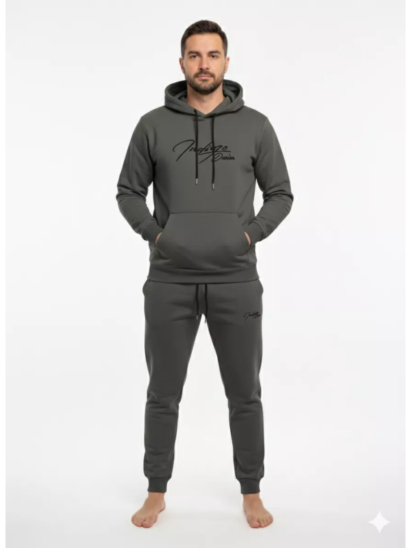 Indigo Denim - Joggingpak Heren - Donkergrijs - Art.nr. ID-053