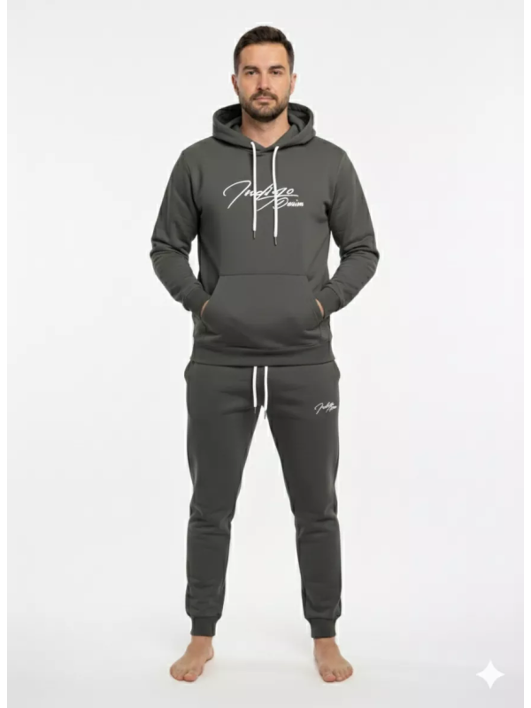 Indigo Denim - Joggingpak Heren - Donkergrijs - Art.nr. ID-053