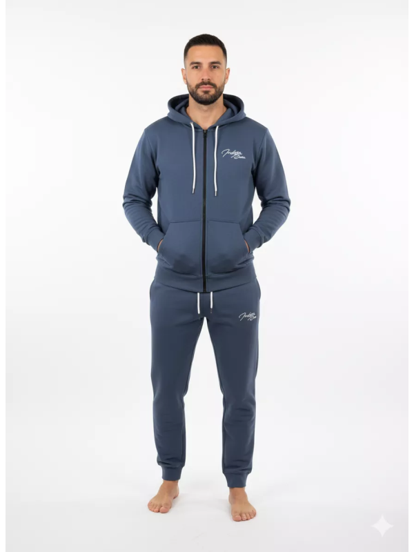 Indigo Denim - Joggingpak Heren - Navy Airforce - Rits - Art.nr. ID-058