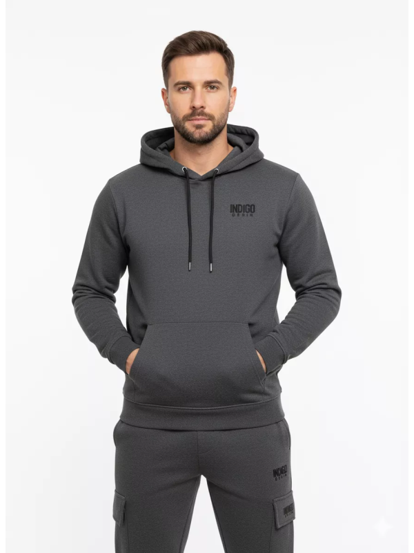Indigo Denim - Joggingpak Heren - Lazise - Antraciet - Modaitalia - Art.nr. ID-T30