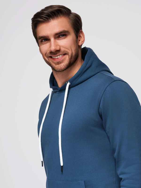 Ombre - Herenhoodie - Blauw - Sweatshirt - Art.nr. B1674