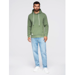 eng_pl_Mens-BASIC-kangaroo-sweatshirt-with-hood-green-V3-B1674-129163_3