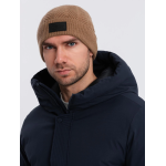 eng_pl_Mens-knitted-sweater-weave-cap-with-patch-light-brown-V4-OM-ACWH-0122-127632_4