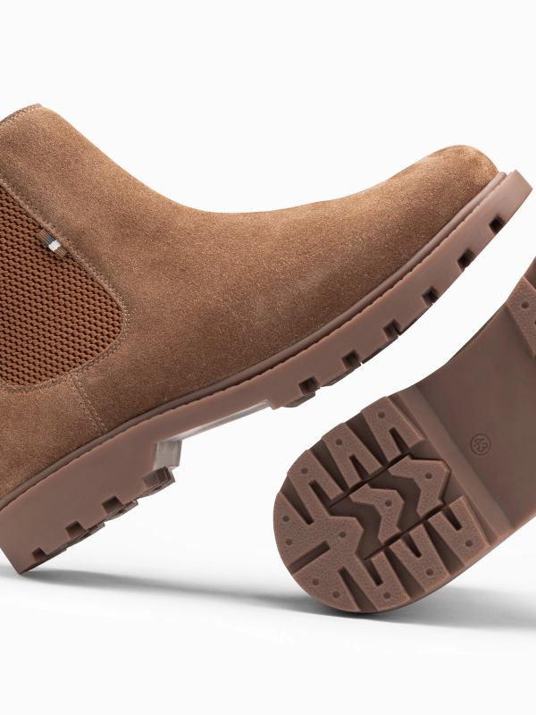 Italian Style - Heren Schoenen - Lichtbruin - Suede - Italia Moda - Art.nr. OM-0173