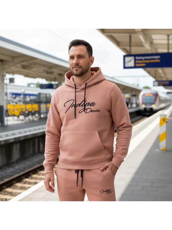 Indigo Denim - Joggingpak Heren Dames - Roze - Art.nr. ID-059