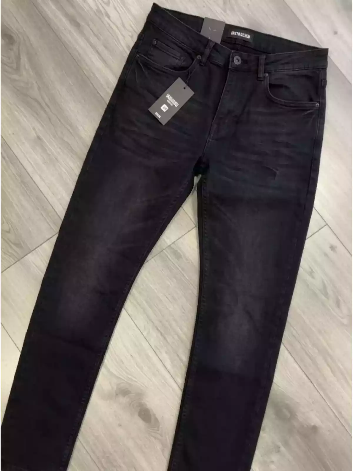 Indigo Denim - Heren Jeans - Zwart - Indigo Denim - Lengte 32 - Art.nr. ID-028